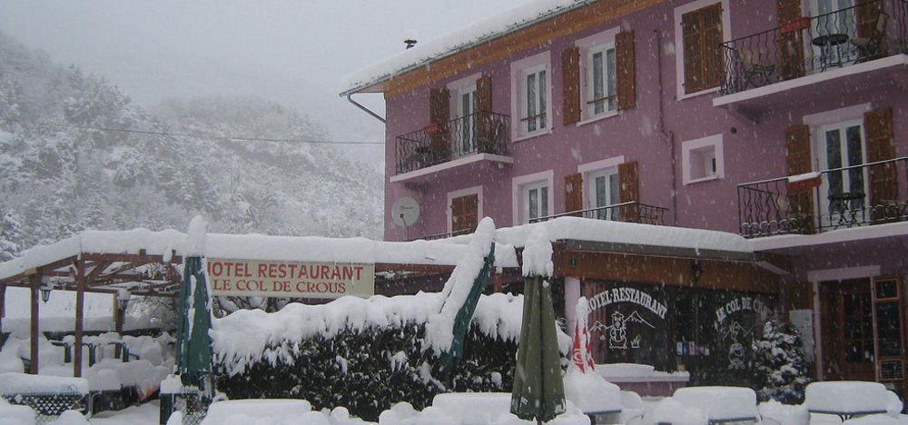 Hotel Du Col De Crous Péone Exteriör bild